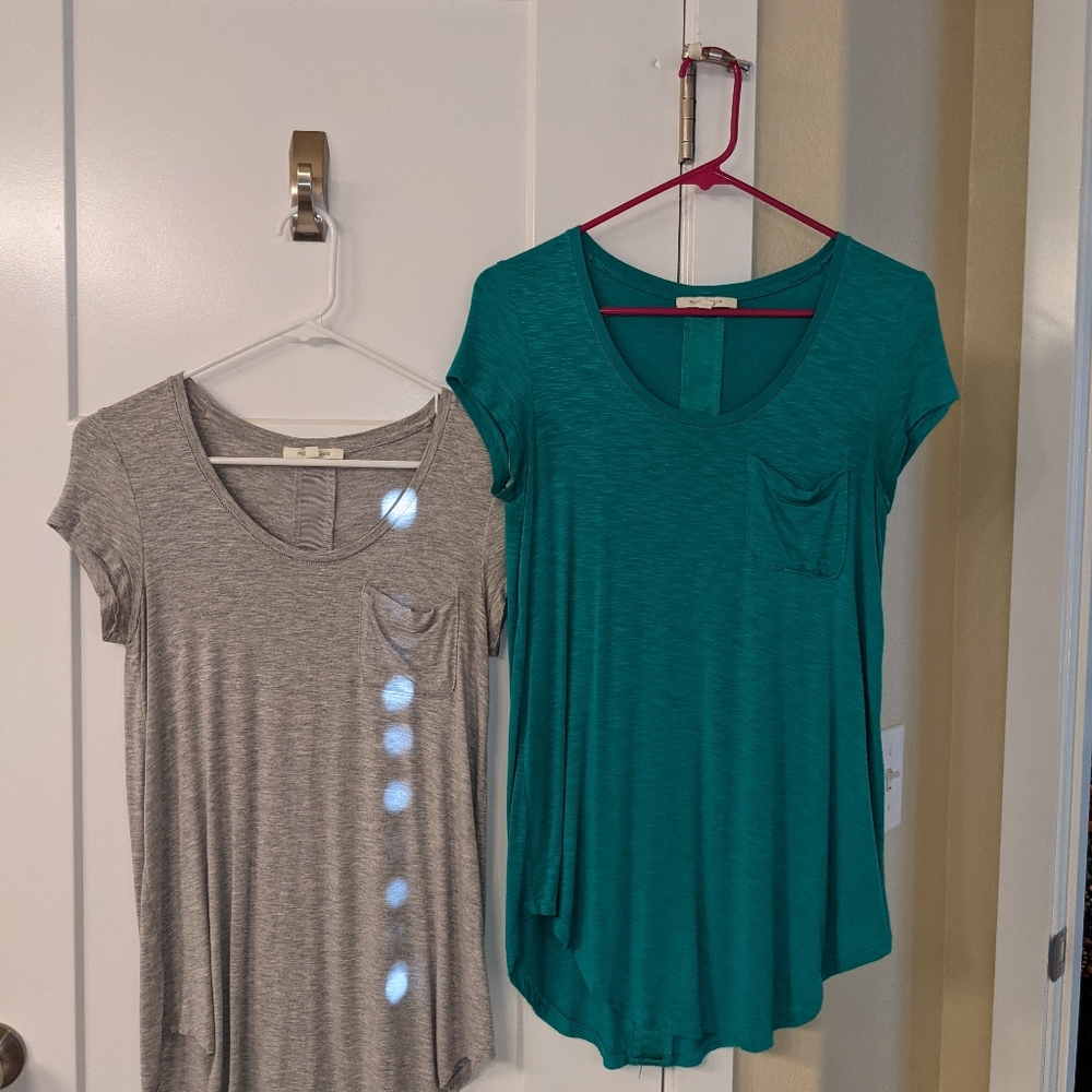 Set of 2 Anthropologie Tees